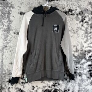 Teddy Fresh Hoodie Men's Size Medium Colorblock Cotton‎ Casual Modern Streetwear